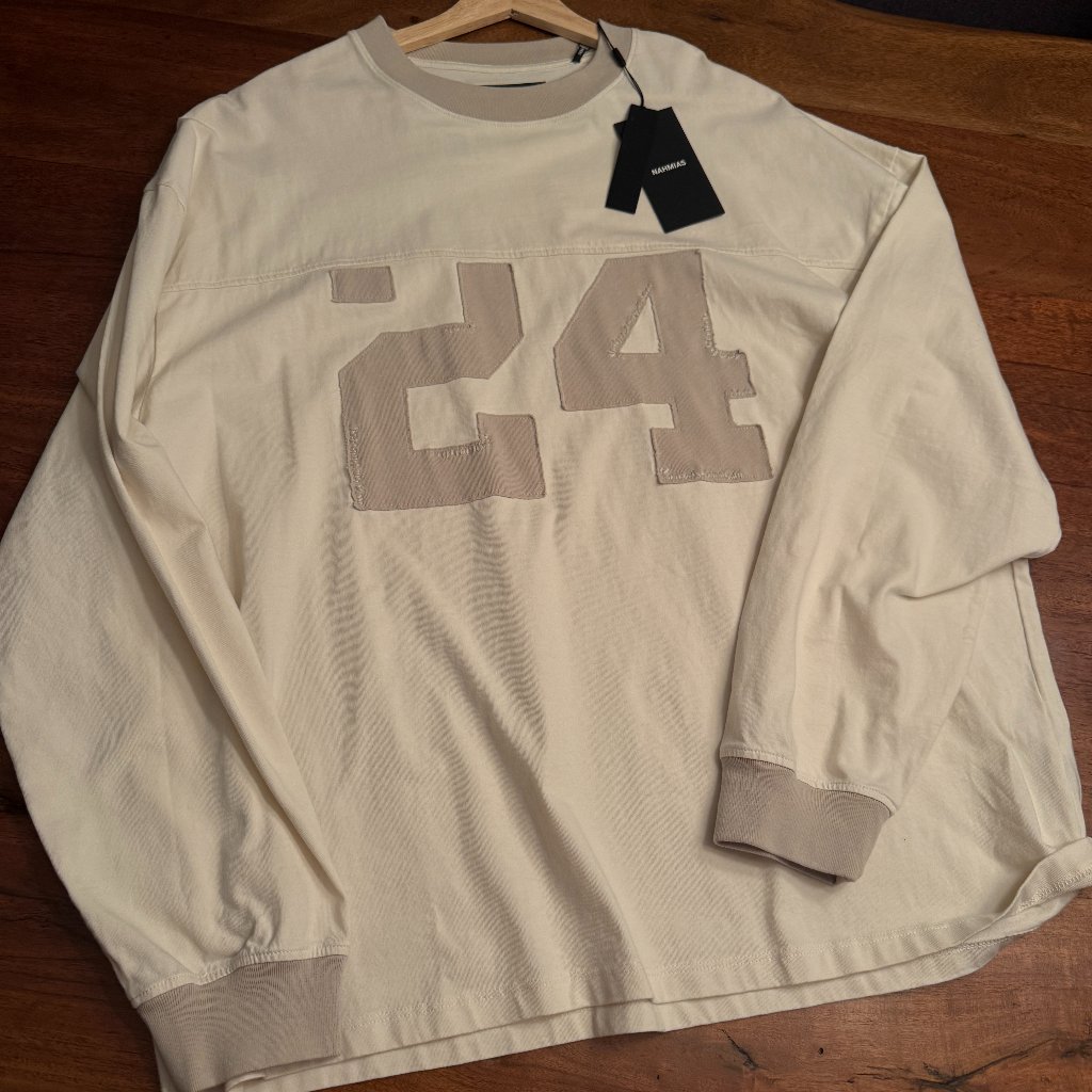 Nahmias #24 Cotton Jersey - Oversized Fit - Nwt - Size L - Fits Very Large